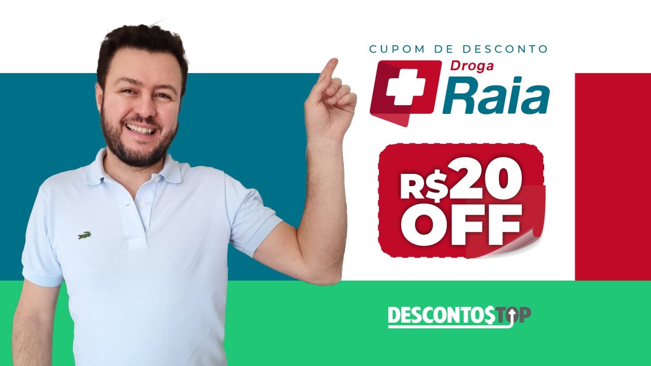 CUPOM DE DESCONTO DROGA RAIA 2022 - R$20 OFF + BÔNUS DE ATÉ R$1.000 OFF EM  CÓDIGOS PROMOCIONAIS 