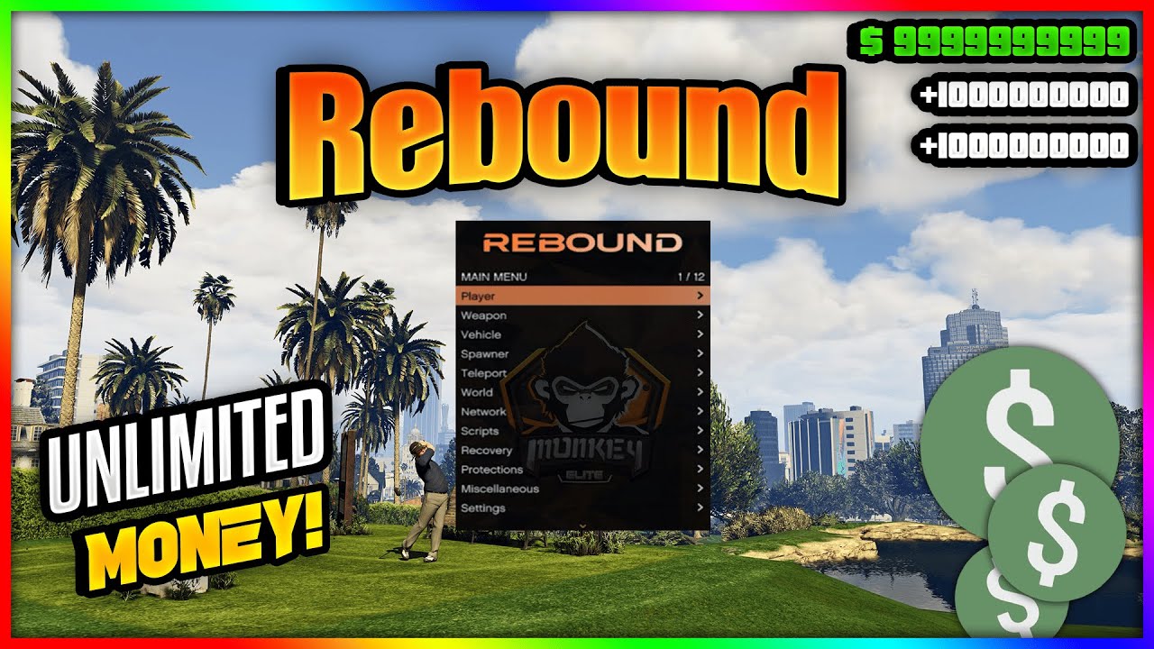 Rebound Mod Menu | GTA V Online | 1.66 |