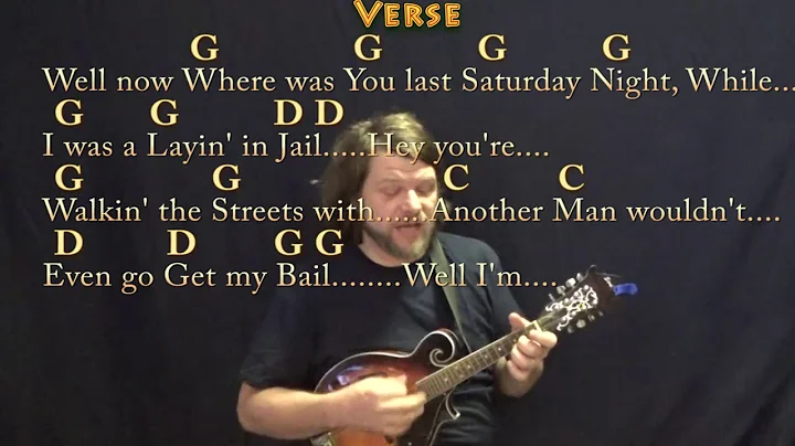 Roll In My Sweet Baby's Arms - Mandolin Cover Lesson in G with Chords/Lyrics