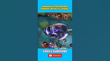 Yu Zhong Best Item Defense 2023! #shorts #mobilelegends #yuzhong #yuzhongbestbuild