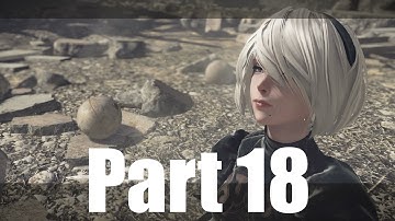 NIER Automata Gameplay Walkthrough Part 18 - Ending B PS4 1080p 60fps