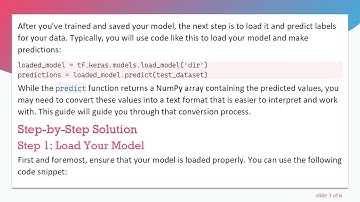 How to Convert Model Predictions from NumPy Array to Text Format in Deep Learning