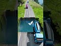 Mixer trucks passing large water pit #18 | #monstertruck #beamngdrive #beamngcrashes #beamngpotholes