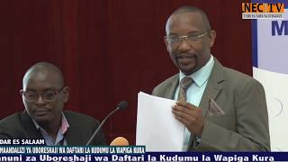 MAMBO YALIYOBORESHWA KWENYE KANUNI ZA UBORESHAJI WA DAFTARI LA KUDUMU LA WAPIGA KURA