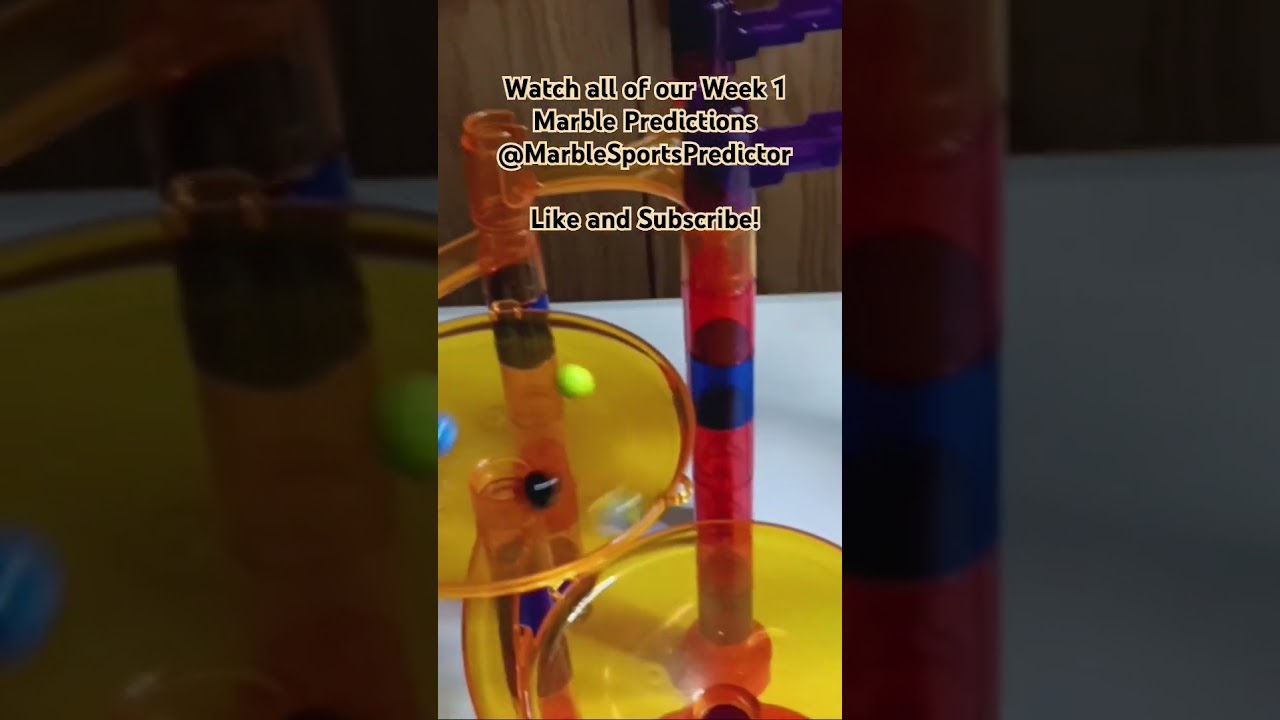 Marble Race NFL predictions