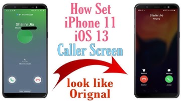 🍎iOS 16 iPhone 14 Caller Screen set any android or samsung devices Galaxy A50