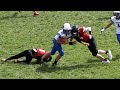 SHOESTRING TACKLE sets up BIG HIT 🏈 HAWKS vs BEAVERS