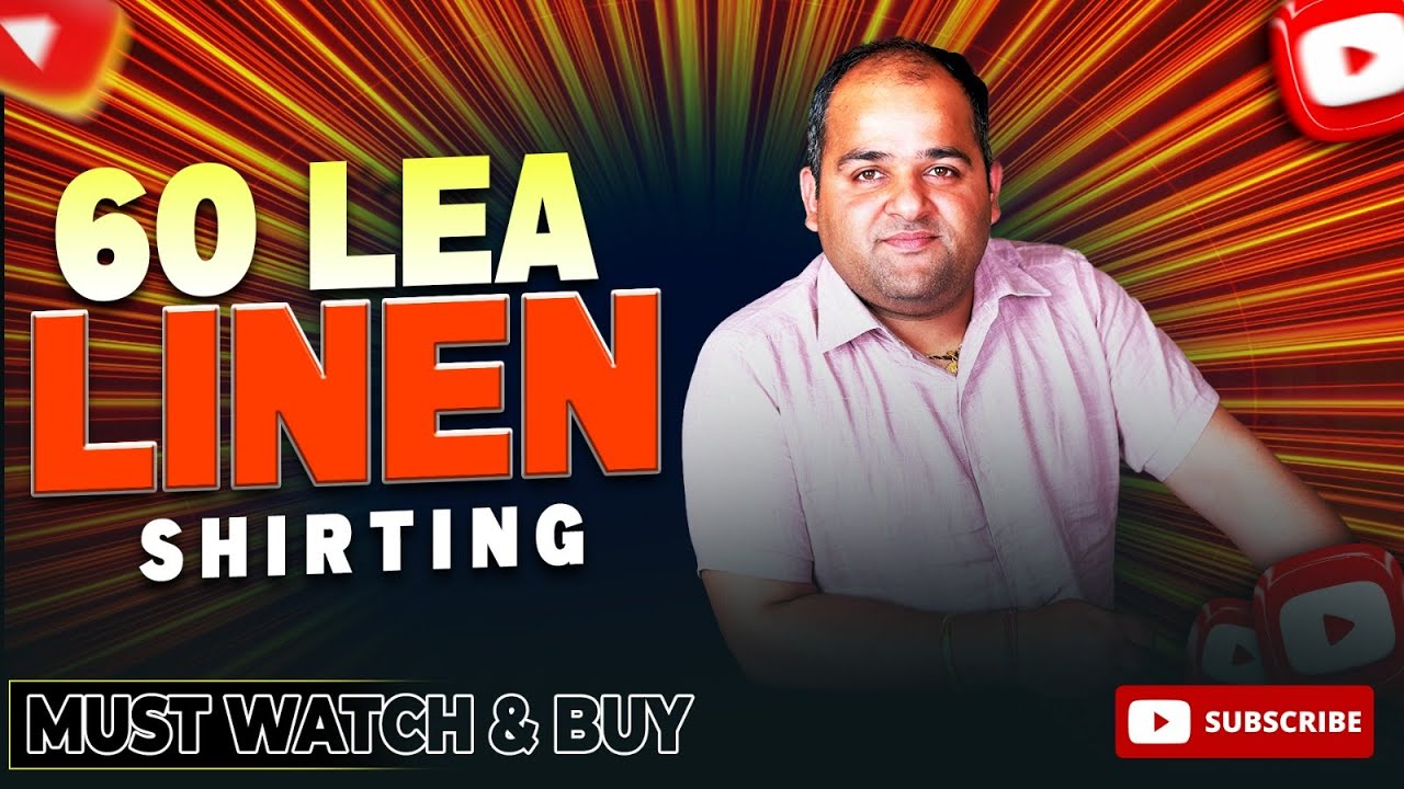 Premium Pure Original Linen Shirting Fabrics | Best 60 Lea Linen Shirts | Best Shirting for Summer