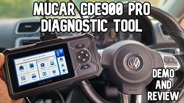 MUCAR CDE900 PRO Diagnostic tool Demo and Review on my VW Scirocco. How to use it and get discount