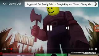 Gravity falls [roblox death sound oof version