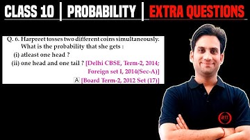 Harpreet tosses two different coins simultaneously. What is the probability that she gets