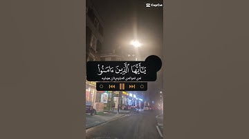 تلاوة للشيخ سعد الغامدي ماتيسر من سورة الأحزاب