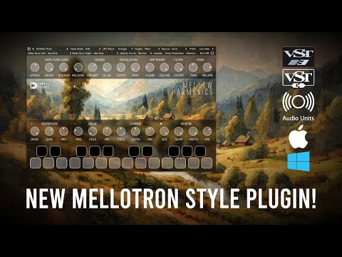 Mellow Harmonics VST VST3 AU Mellotron style plugin