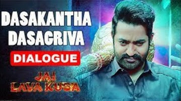 Dasakantha Dasagriva Dialogue | Jai Lava Kusa Dialogues | Jr Ntr, Rashi Khanna | Dialogue Tuber