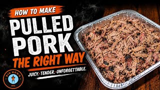 The best way to make pulled pork!