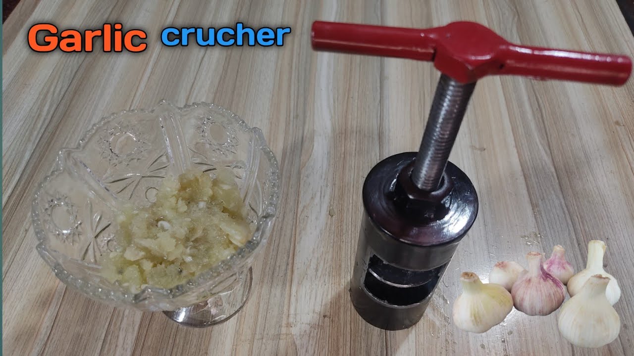 Tinkercad Easiest Way Garlic Twister Press Peeler Mincer and Chopper to Prep Garlic Multi-Usage Plastic Garlic Press Peeler Crusher Masher Twist Garlic Presses