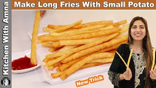 Crispy Extra Long Potato Fries Ramadan Recipe | Kitchen With Amna