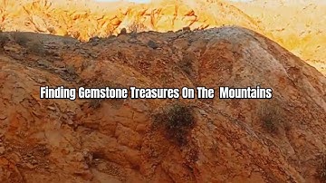 Finding Gemstone Treasures On The  Mountains #mining#ruby#metal detecting