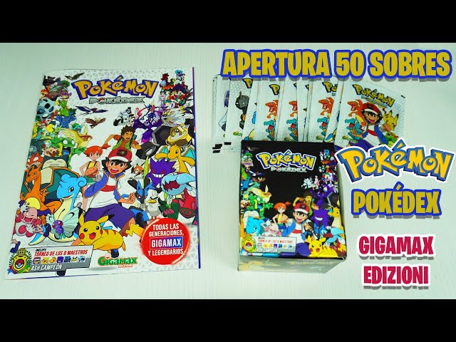 ÁLBUM POKÉMON POKÉDEX COMPLETO - GIGAMAX EDIZIONE 