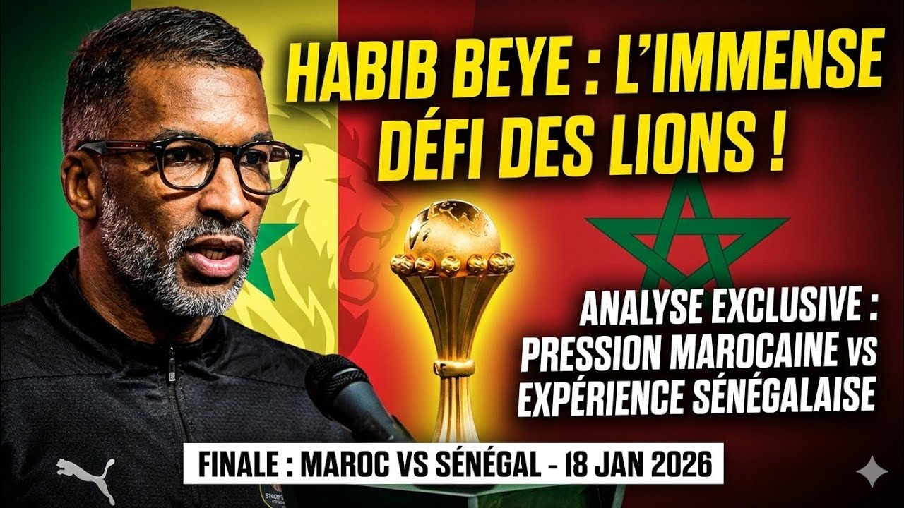 🇸🇳🥰 Habib Beye s’est exprimé sans détour sur l’affiche explosive entre le Sénégal et le Maroc.