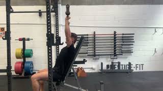 Seated Barbell Shoulder Press demonstration