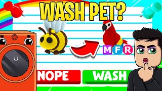 washing machine *UPGRADES* pets (adopt me)