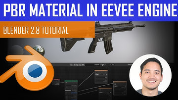 Blender 2.8 Tutorial - How to Apply PBR Textures in Eevee