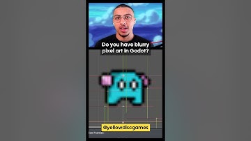 How To Fix Blurry Pixel Art in Godot!