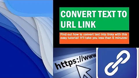 How to Convert Text into Clickable URL Link | T Square