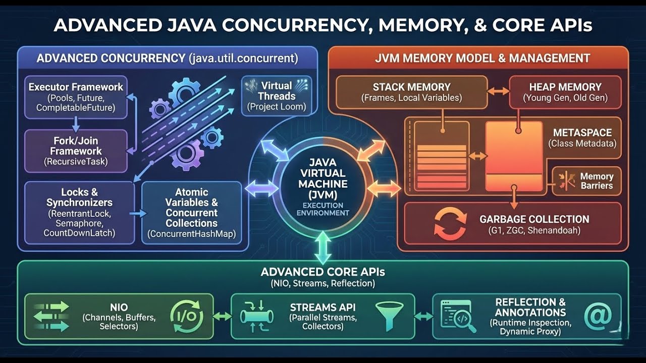 Advanced Java Concurrency, Memory, and Core APIs 