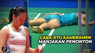 Gak Mau Siasiain Kesempatan..!! Kameramen Nakal Badminton ini Tau Aja Cara Bikin Penonton Betah