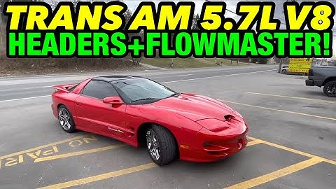1998 Pontiac Trans Am 5.7L V8 Dual Exhaust w/ Long Tube Headers & Flowmaster 80 SERIES!