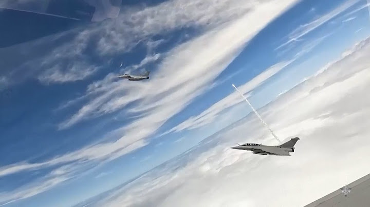 Ariane 6 rocket launch seen from cockpit of French fighter jet  | VOA News