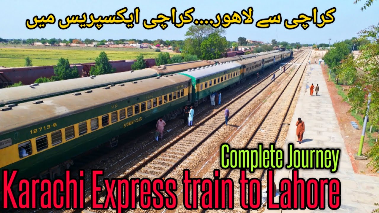 train travel from karachi to lahore