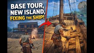 Base Tour, New Island, and Fixing the Ship! | Windrose Demo pt2