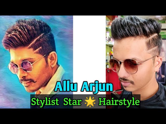 Best medium Hairstyle for Boys / Haircut & Hairstyle Trend 2019 / Allu  Arjun Hairstyle #150 - YouTube