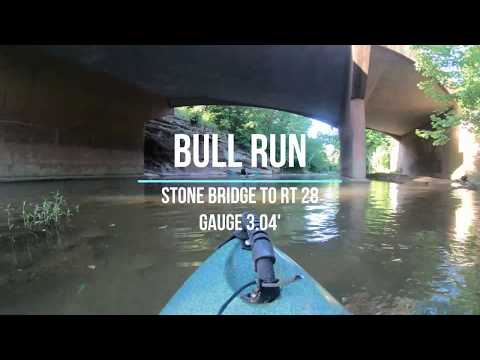Kayaking Bull Run, Stone Bridge to Blackburn's Ford