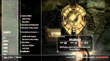 Spellbreaker shield in Skyrim and why it