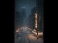 Snow storm in Chicago #chicago #snowstorm #latenight