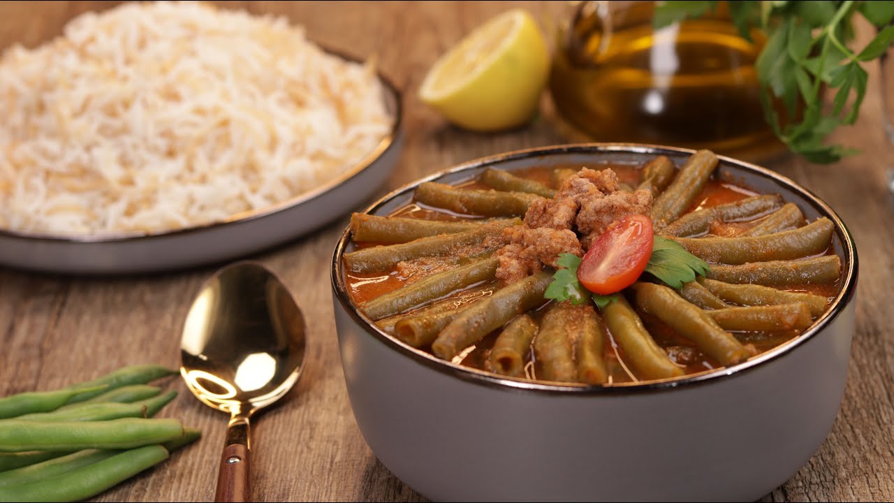 تبسي الفاصوليا الخضراء الشهية باسهل طريقة 👌🤤