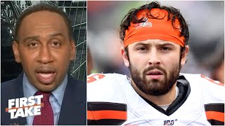 Stephen A.: Baker Mayfield will struggle against the Ravens and Steelers this season | First Take