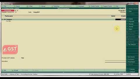 How To  Purchase of Fixed Asset