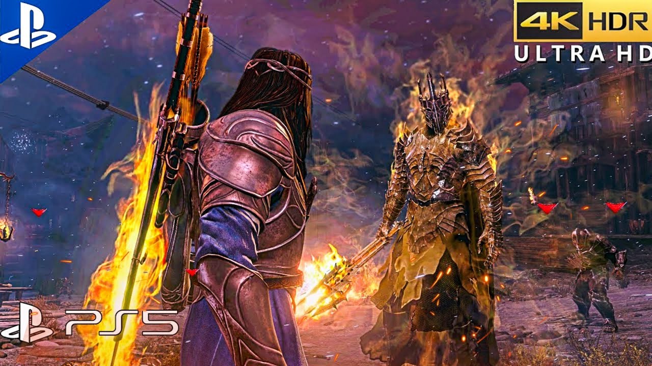 Terra-média: Sombras de Mordor (PS5) 4K HDR Gameplay 