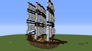 MINECRAFT: HOW TO BUILD A GIANT PIRATE SHIP!