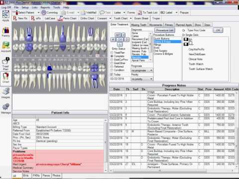 How to Bill DentiCal Using EZ 2000 Plus Dental Software