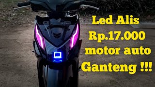 [ UNBOXING+PASANG LAMPU CWL 4D CREE 20 WATT ANTI SILAU CUY] di beat new atau segala jenis motor