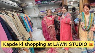 #shaadi ke kapde ki shopping at lawn studio|#mumbai #vlog number 7😍😍😍