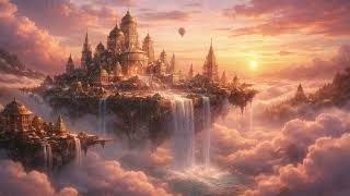 Floating City at Sunset - Dreamy Ambient Soundscape for Sleep, Study & Relaxation