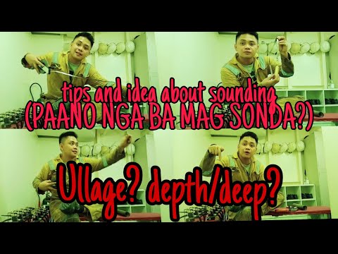 Video: Paano kinakalkula ang tunog ng ullage?