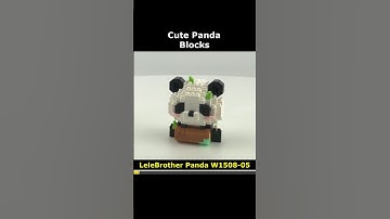 Panda W1508-05 Mini Blocks Preview #lego #brick #miniblock #nanoblock #block